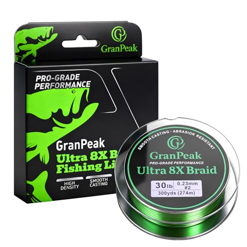 8 Strand Braided Fishing Line (Green / 15 LB (300 yards))