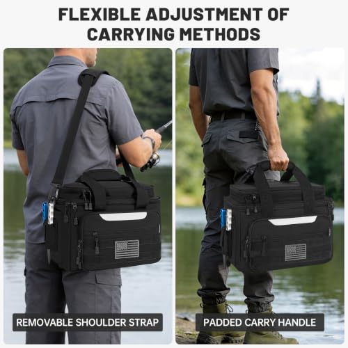 Fishing Tackle Bag with Adjustable Shoulder Strap