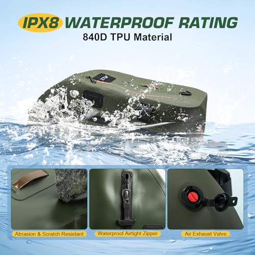Waterproof Fly Fishing Sling Pack (A2:13L Green)