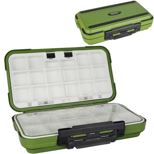 small tackle box (Type B: Green (Size: 7.8" L X 4.2" W X 1.8" H))