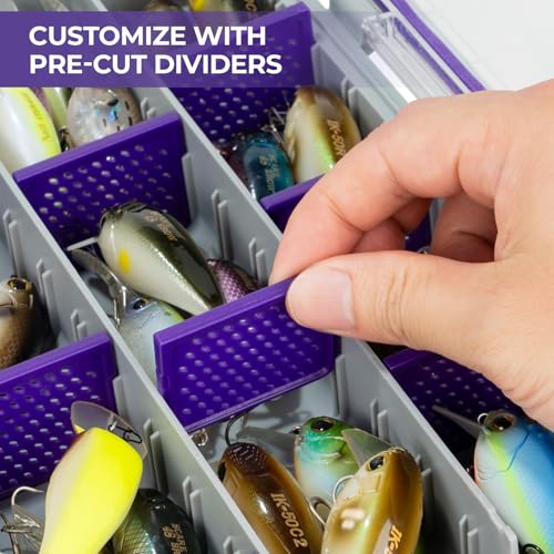 HyperSeal Waterproof Tackle Box (3600(1 Pack) / Purple)