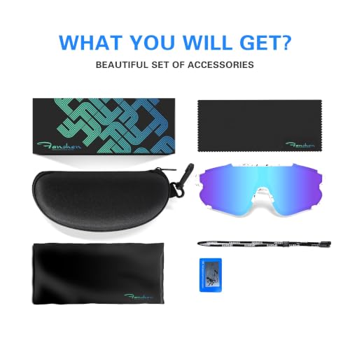 Polarized Sports Sunglasses for Men Women