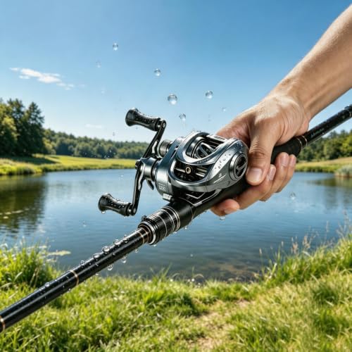 Micro Baitcasting Reel Ultralight 5 oz Baitcaster