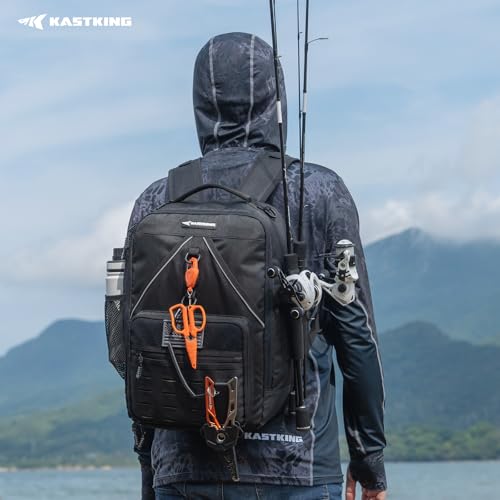 KastMate Fishing Backpack With 2 Rod Holders Water