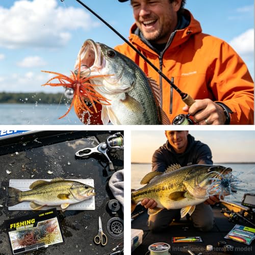Bass Fishing Lures (A-30PCS Mix 2.36in)