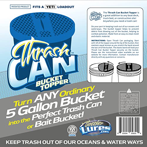 Bucket Cover 5 Gallon Trash Can Cover Converter for Boat Buckets