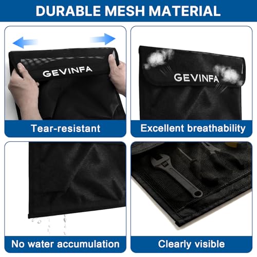 Black Boat Storage Mesh Bag