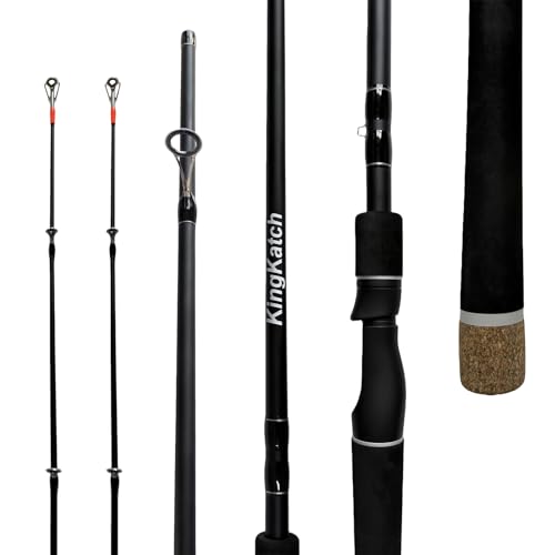 7'0" Black High Carbon Graphite Inshore Fishing Rod (A-JHHSZB-7'0")