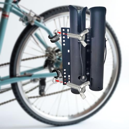 2 Tubes Fishing Rod Holder for Bike