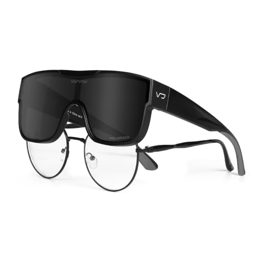 Polarized Fit Over Glasses Sunglasses for Men Women UV Protection