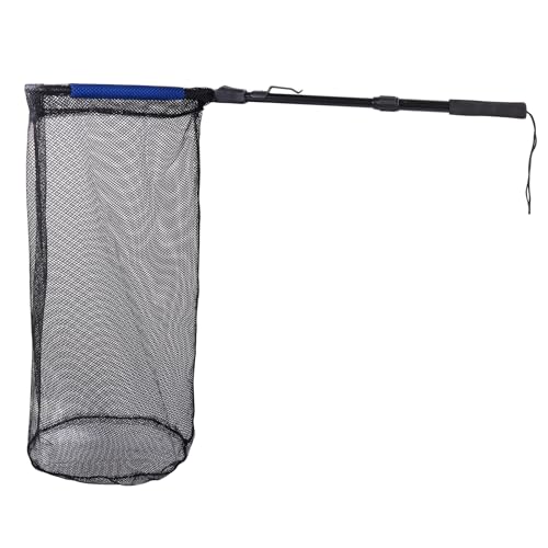 Fishing Landing Net with Telescoping Pole (O: Aluminum Handle With Deep Net and Small Mesh, 35.4" Full)