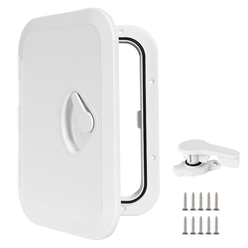 Marine Deck Access Hatch 10.63"×14.76" White (White / 270-375)