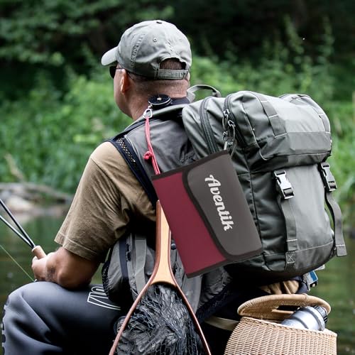 Soft Lure Storage Binder Bait Organizer (L:Dark Red)