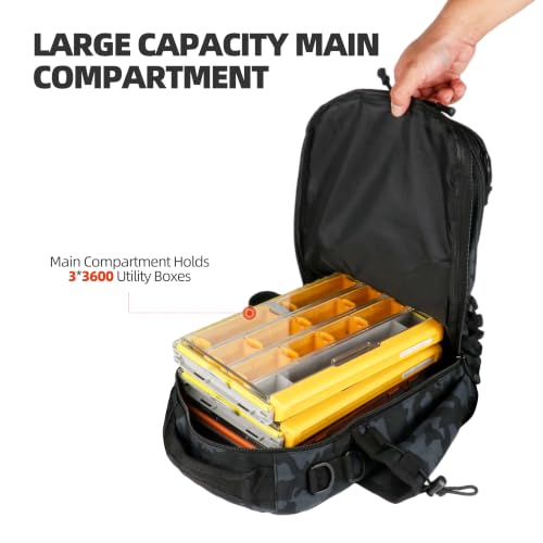 Tactical Fishing Backpack (Scorpion Camo)