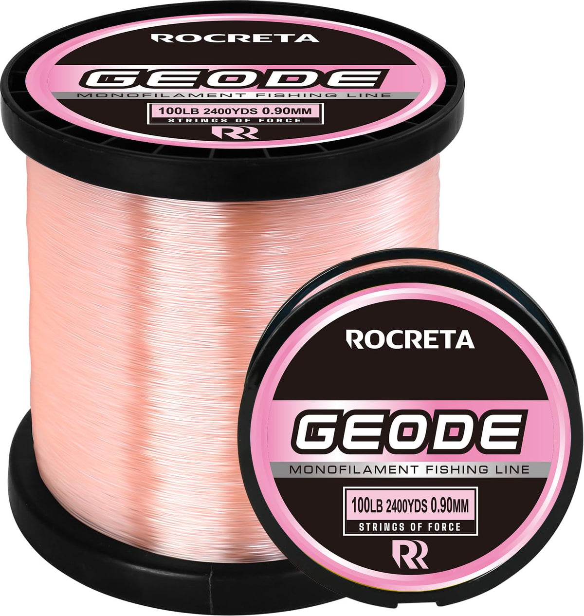 Geode Monofilament Fishing Line (Pink / 15LB(1200YDS))