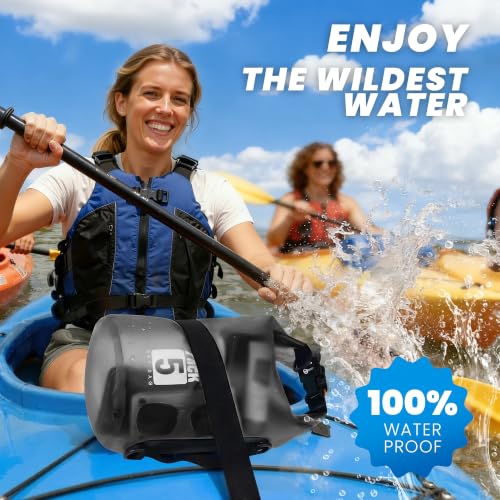 Waterproof Dry Bag for Kayaking (Black / 5L)