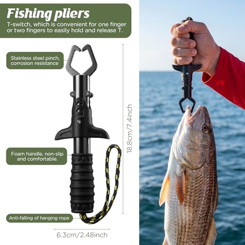 Fishing Waist Bag with Tools Kit (Black)