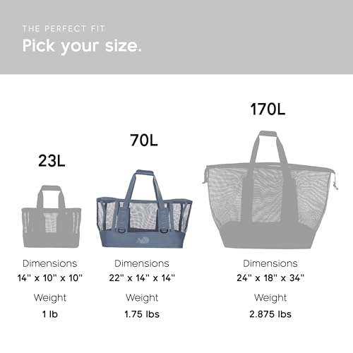 Boat Gear Heavy Duty Outddor CASSI Tote Boat Bag (Steel Blue / 70 Liter)