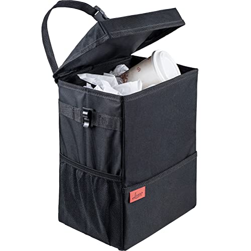 Car Trash Can (3.5 Gal 1-Pack / Black)