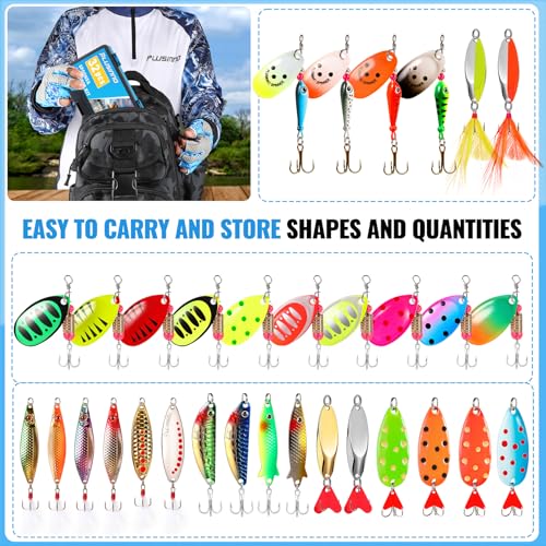 Fishing Lures Spinner Baits (32pcs spinner set with box)