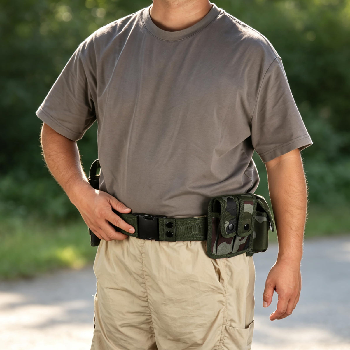 Tactical Utility Belt (Style 5 Jungle Camouflage)