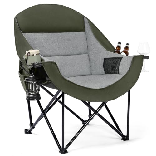 Oversized Camping Chair for Adults (Green)