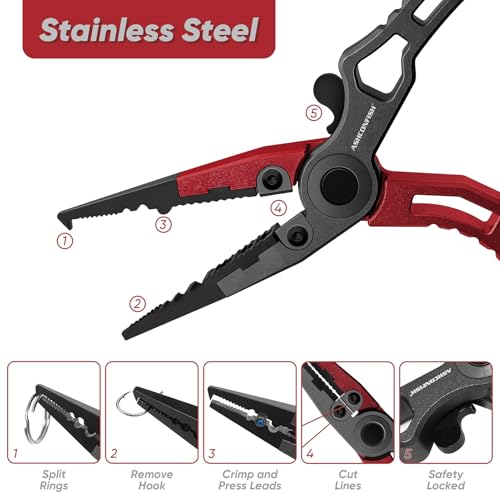 Fish Lip Gripper Pliers (Dark Grey)