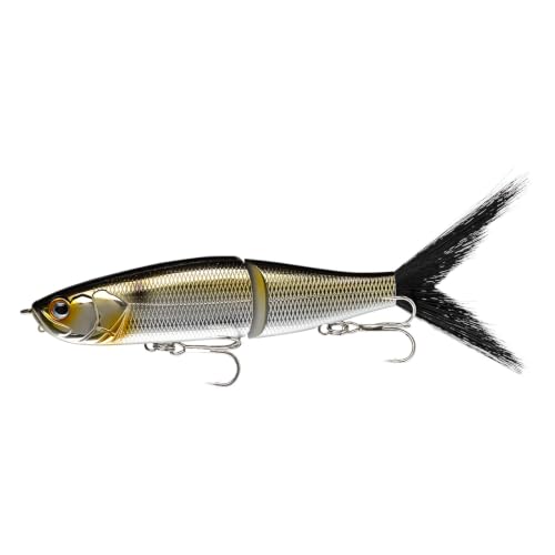 7in Glidebait with Brush Tail (GOLDEN SHAD)
