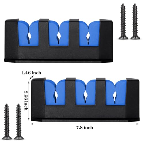 4 Pcs Rod Holders Fishing Boat Pole Holder (Blue / 7.8 Inch)