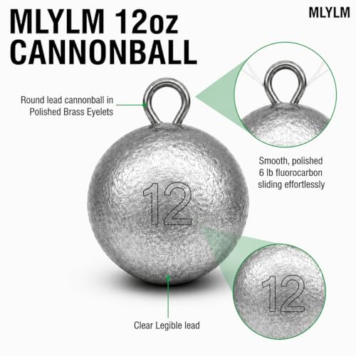 3 Pack 12 oz Cannonball Sinkers