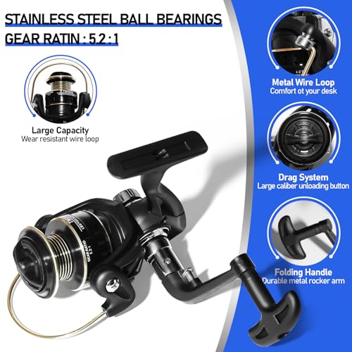 Telescopic Fishing Rod and Reel Combo Kit