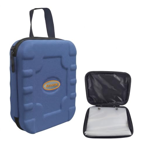 Fishing Tackle Binder Hard EVA Shell Cover Fishing Bait Organized Storage Saltwater Resistant Fishing Tackle Storage Bag