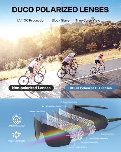 Rimless Running Cycling Sunglasses for Men Women UV400 (Black)