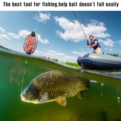 10 Pcs Method Feeders Carp Fishing (25 Grams / Black)