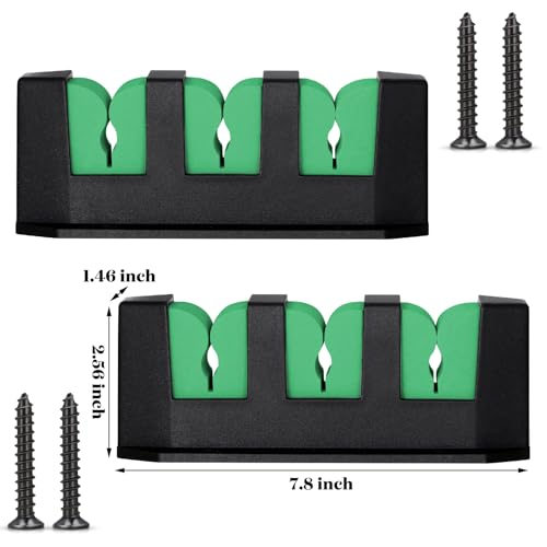 4 Pcs Rod Holders Fishing Boat Pole Holder (Green / 7.8 Inch)