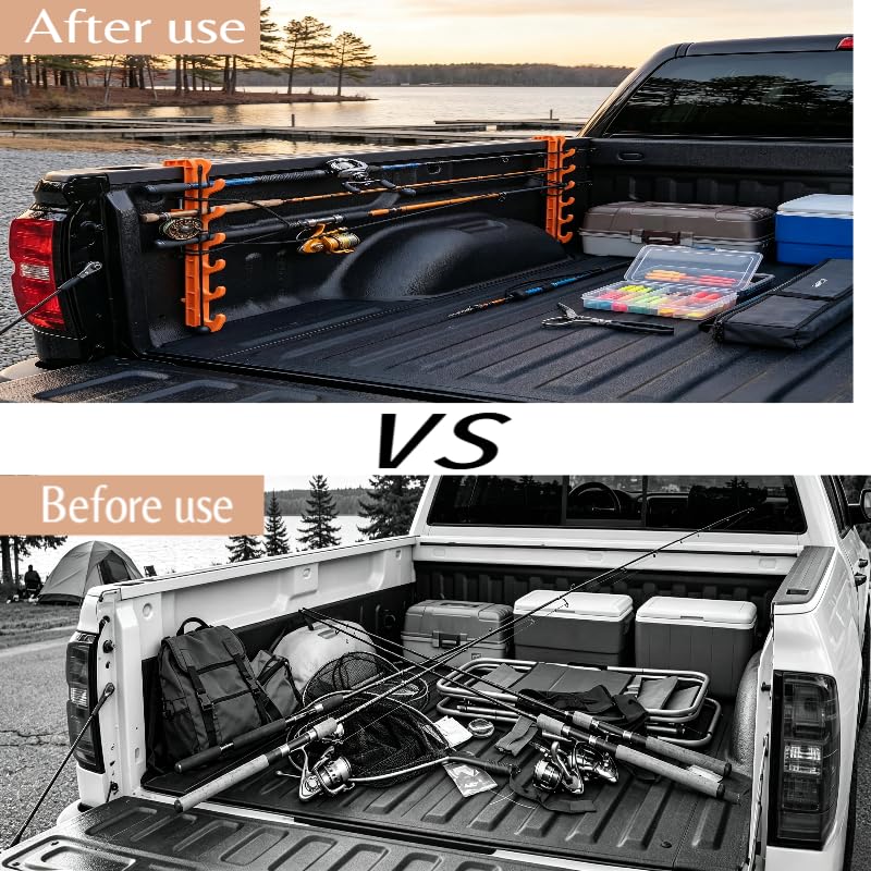 Truck Bed Fishing Rod Holder 2