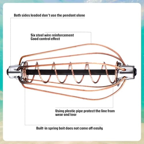 10 Pcs Method Feeders Carp Fishing (20 Grams / Gold)