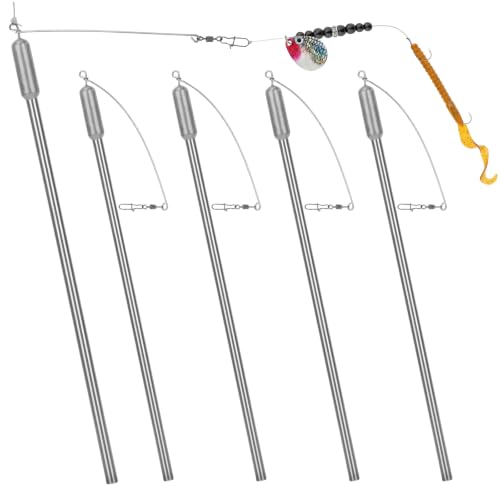5 Pack Bottom Bouncer for Walleye Rigs (Silver / Bold-3oz-5PCS)