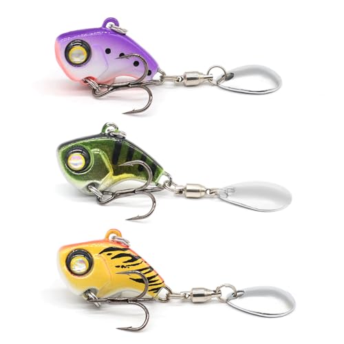 3PCS Spinner Baits Fishing Lure Kit (A-10g)