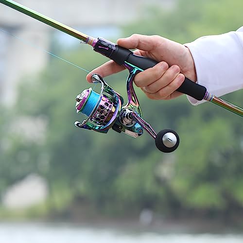 Spinning Fishing Rod Reel Combo (Spinning Combo with LY2000 Reel / 2.1/6'10'')