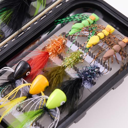 18pcs Bass Fly Fishing Flies