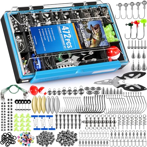 472PCS Fishing Accessories Kit (472PCS Fishing Tackle Kit)