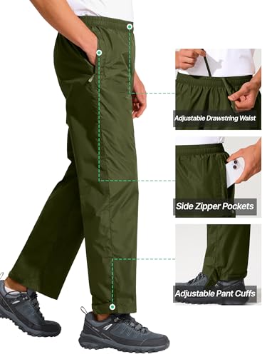 Mens Waterproof Pants Rain Over Pant