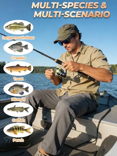 6Ft 4 Piece Travel Spinning Rod (6'0"-Medium-Fast-4pcs)
