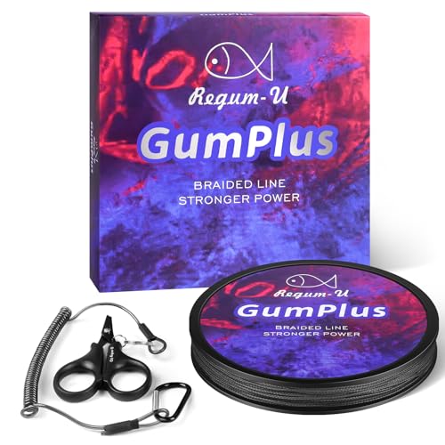 Gummax 8 Strand Braided Fishing Line (Black / 150 Yards / 80 LB)