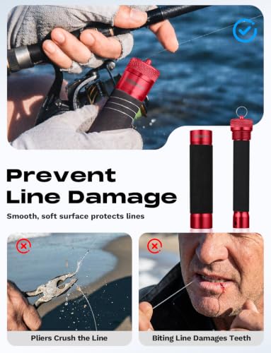 Knot Puller Tying Tool (Red / 1 Pack)