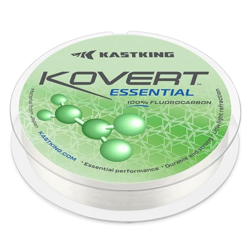 Kovert 100% Fluorocarbon Fishing Line (Kovert Essential (Economic) / 8LB-200Yds (Clear))