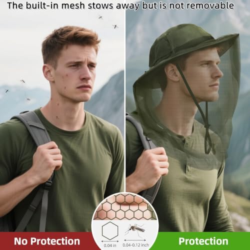 Mosquito Net Hat