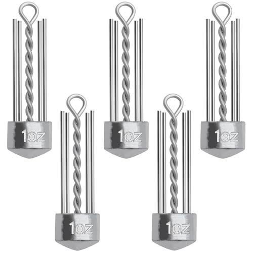 5 Pcs Spider Sinkers Long Tail Equipment Sputnik Sinker Fishing Weights