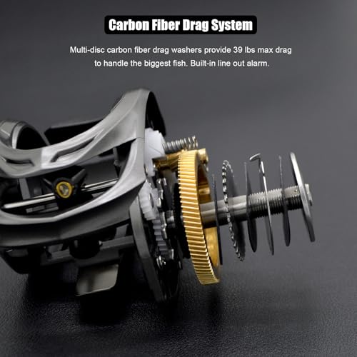 Carbon 380 Baitcasting Fishing Reel